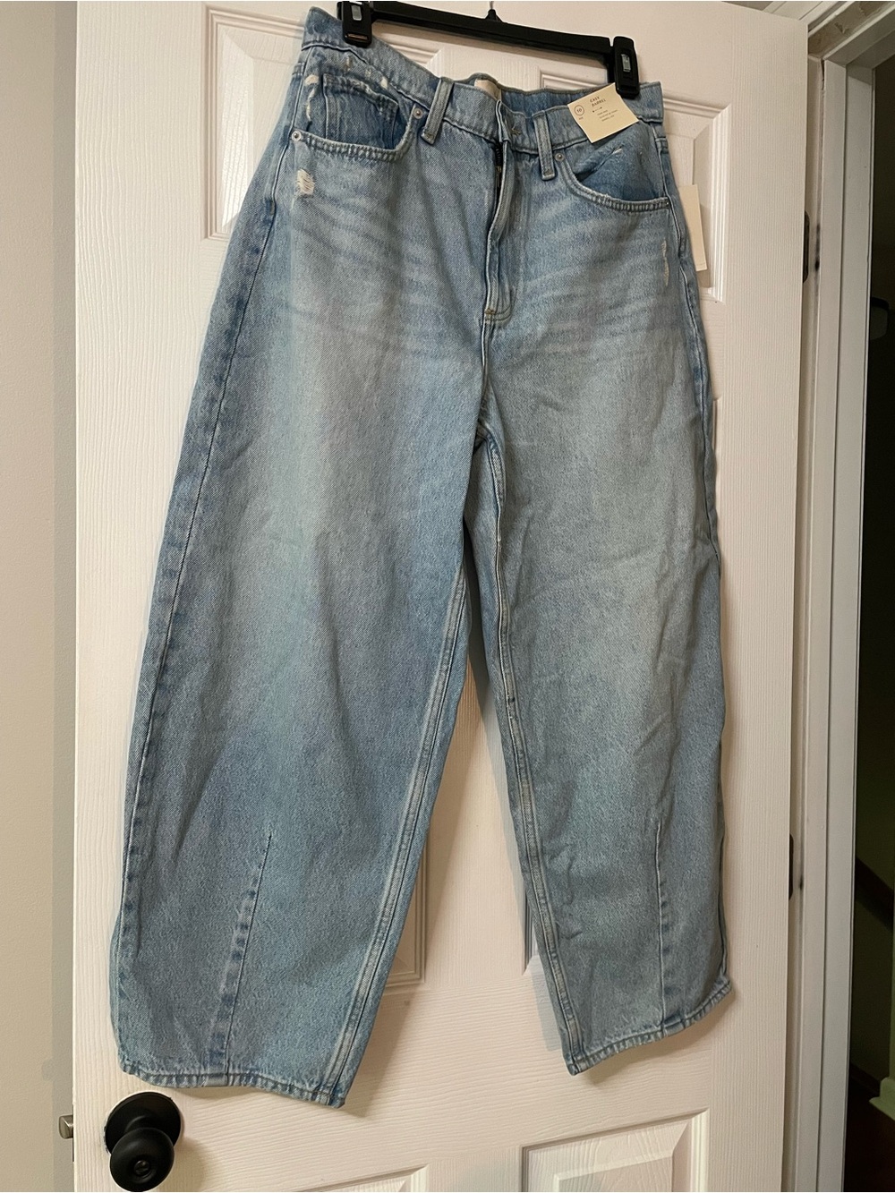 High-Rise Easy Barrel Jeans